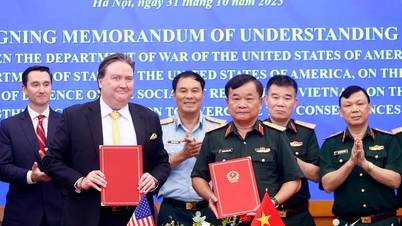 وزارت دفاع ملی ویتنام، وزارت جنگ و وزارت امور خارجه ایالات متحده یادداشت تفاهمی امضا کردند.