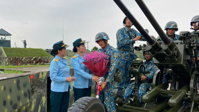 Vrouwen van Regiment 820, Divisie 361, Luchtverdediging - Luchtmacht: studeren, creatief werken, waardig aan de soldaten van oom Ho