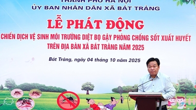 ឃុំបិតត្រាំង បើកយុទ្ធនាការអនាម័យបរិស្ថានទូទៅ ដើម្បីបង្ការជំងឺគ្រុនឈាម។