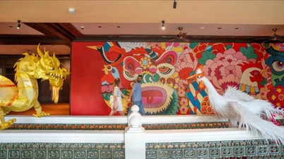 ដាណាង៖ សម្ពោធសារមន្ទីរសត្វតោ និងនាគទំហំ ១.៥០០ ម៉ែត្រការ៉េ ក្នុងឱកាសពិធីបុណ្យពាក់កណ្តាលរដូវស្លឹកឈើជ្រុះ