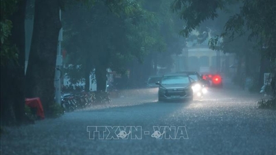 Auswirkungen von Sturm Nr. 11: Für Hanoi werden vom Morgen des 6. Oktober bis Ende Oktober mäßige bis starke Regenfälle vorhergesagt.