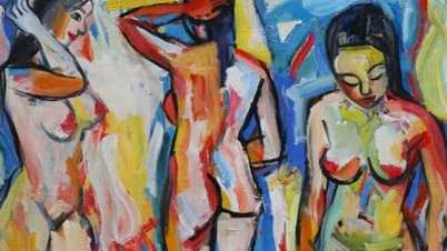 See nude paintings by 82-year-old artist Do Son
