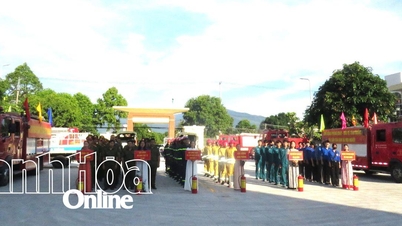 Obec Van Ninh zahájila akci v reakci na Národní den prevence a hašení požárů 4. října