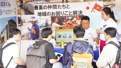 Many businesses from Japan come to Polytechnic to recruit students, salary 35-45 million VND/month