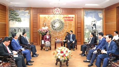 Thanh Hoa begrüßt laotische Künstlergruppe bei der „Laotischen Kulturwoche in Vietnam 2025“