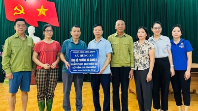 ឃុំ Hung An គាំទ្រសង្កាត់ Ha Giang 1 ដើម្បីជំនះព្យុះលេខ 10