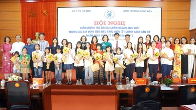 Phường Long Biên biểu dương trẻ em gái chăm ngoan học giỏi nhân Ngày Quốc tế Trẻ em gái 11/10