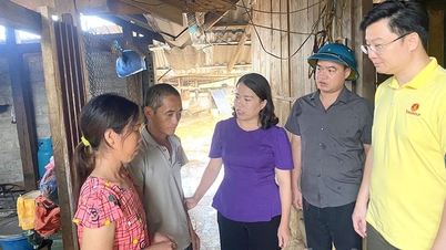ប្រធានគណៈប្រតិភូរដ្ឋសភា លោកស្រី Ly Thi Lan បានចុះសួរសុខទុក្ខ និងលើកទឹកចិត្តដល់គ្រួសារជនរងគ្រោះដែលបានស្លាប់ដោយសារខ្យល់ព្យុះលេខ១០