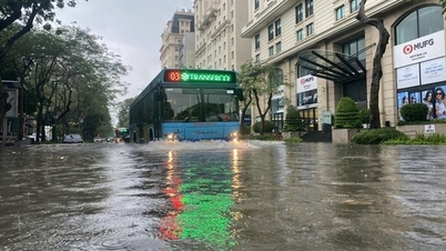 Recent heavy rains in Hanoi have not surpassed the peak of 2008.