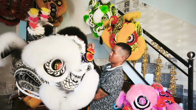 Huynh Thanh Hoang: 22 years of working in the profession of making lion heads