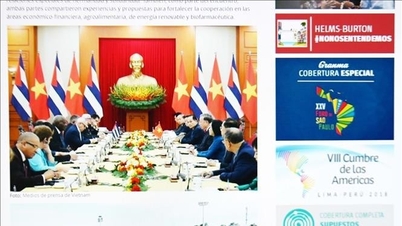 Τα κουβανικά μέσα ενημέρωσης υπογραμμίζουν τη σημασία της επίσκεψης στο Βιετνάμ του Προέδρου της Εθνοσυνέλευσης Εστεμπάν Λάζο Ερνάντες