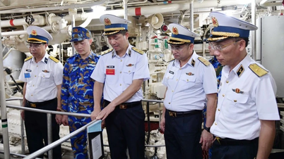 第5海軍管区の強力な部隊の包括的な検査