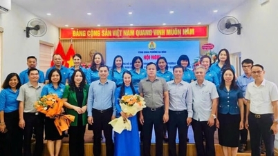 Frau Nguyen Thi Thanh ist Vorsitzende der Gewerkschaft Ba Dinh Ward.