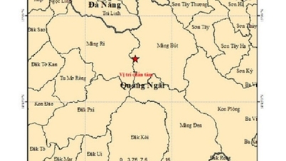 Quảng Ngãi hứng liên tiếp 4 trận động đất lúc rạng sáng, có trận 4.9 richter