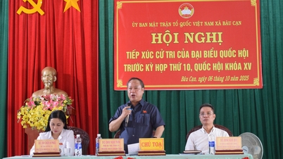 គណៈប្រតិភូរដ្ឋសភាខេត្ត Gia Lai បានជួបជាមួយអ្នកបោះឆ្នោតឃុំ Bau Can។