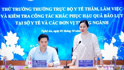 ຮອງ​ລັດ​ຖະ​ມົນ​ຕີ​ກະ​ຊວງ​ສາ​ທາ​ລະ​ນະ​ສຸກ​ເຮັດ​ວຽກ​ຮ່ວມ​ກັບ​ຂະ​ແໜງ​ສາ​ທາ​ລະ​ນະ​ສຸກ Nghe An
