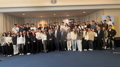 Welcome ceremony for Vietnamese students in the Viethoga project in Germany