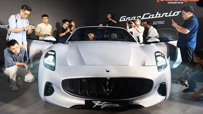 Details van Maserati GranCabrio Folgore in Vietnam, prijs 13.314 miljard VND