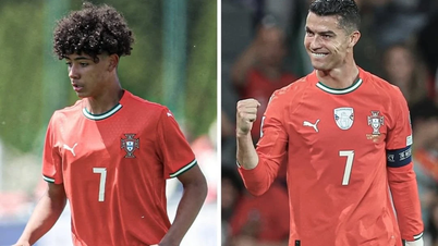 Anak lelaki Ronaldo semakin menghampiri impiannya bermain bola sepak bersama bapanya