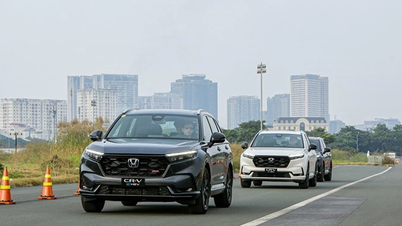 Honda Vietnam assembleert officieel de CR-V e:HEV in de fabriek in Phu Tho