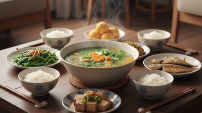 Ăn cơm cùng với canh: Bác sĩ nói gì?