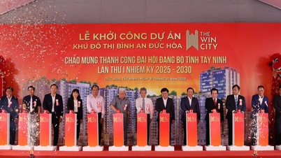 حفل وضع حجر الأساس لمشروع منطقة بينه آن الحضرية - دوك هوا