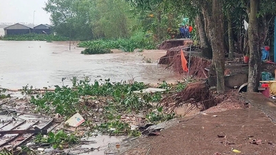 Min Hoa Hung-kommune opplever fortsatt erosjon langs elvebredden