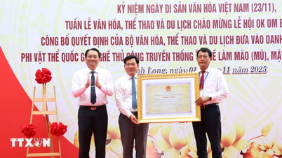 Anunciamos o Patrimônio Nacional da arte de confecção de coroas e máscaras do povo Khmer.