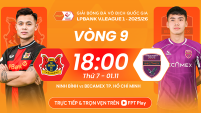 Comments on the match Ninh Binh vs Becamex TP.HCM, 6:00 p.m. November 1: Securing the top spot