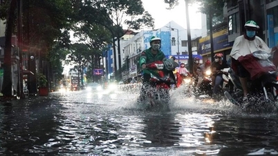 Heavy rain in the area from Southern Nghe An to Quang Ngai