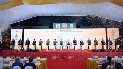 ساخت مسکن برای نیروهای مسلح امنیت عمومی خلق در بخش فو تونگ، هانوی