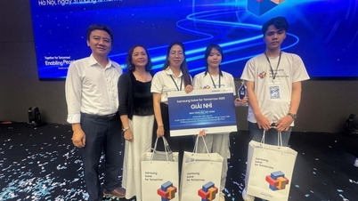 A Le Hong Phong Középiskola csapata országos második díjat nyert a Samsung Solve for Tomorrow 2025 versenyen.