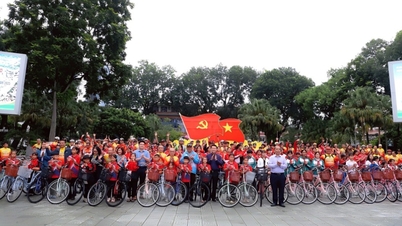 Banyak aktiviti bermakna dalam rangka Kejohanan Berbasikal Piala "Non Nuoc Cao Bang" 2025 - Akhbar Elektronik Cao Bang