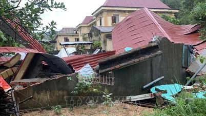 Quang Ngai: Evakuasi 27 rumah tangga dari daerah longsor Gunung ThatXo telah selesai