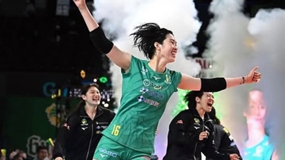 Tim Thanh Thuy memenangkan pertandingan ke-4 di turnamen bola voli Jepang.