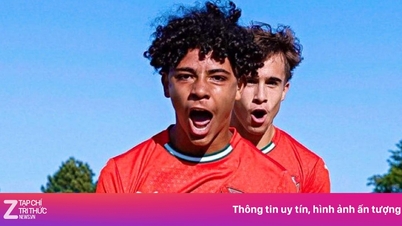 Con trai Ronaldo tỏa sáng