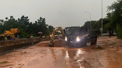 Gestão da situação de areia e água parada na Rodovia Nacional 1 e na Rodovia Expressa Vinh Hao - Phan Thiet