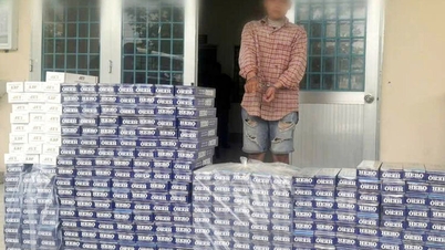 ضبط متلبسًا بنقل 1490 علبة سجائر مهربة