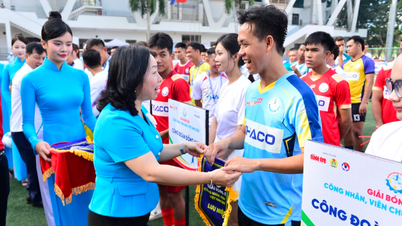 Národní finále fotbalového turnaje vietnamských pracujících a státních zaměstnanců 2025