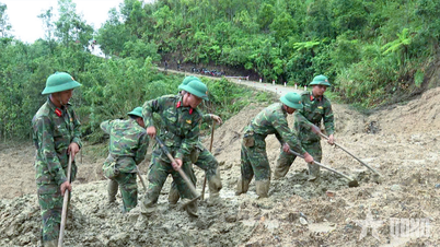 Η Μεραρχία 10 (Σώμα Στρατού 34) βοηθά τους ανθρώπους να ξεπεράσουν τις κατολισθήσεις