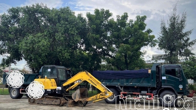 Phuoc Dinh بارڈر گارڈ اسٹیشن نے ریت کی غیر قانونی کان کنی کے 2 مقدمات پر جرمانہ عائد کیا۔