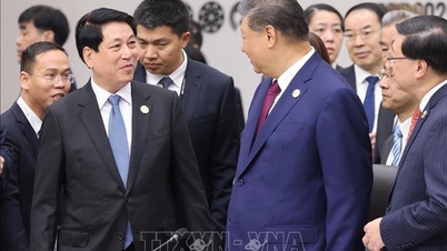 Semana de la Cumbre APEC 2025: El presidente Luong Cuong se reúne con el secretario general y presidente de China, Xi Jinping.