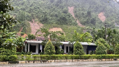 Hue: ស្នាមប្រេះលេចឡើងនៅលើកំពូលភ្នំ គ្រួសារជាច្រើននៅតំបន់ភ្នំត្រូវជម្លៀសចេញ