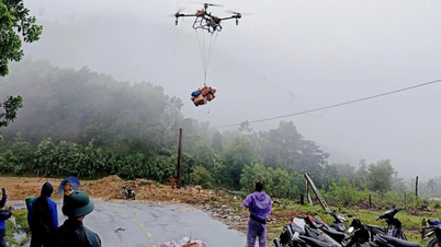孤立した地域のダナンの人々を支援するために7トン以上の物資を輸送