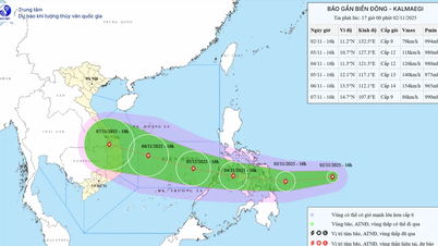 Taufan Kalmaegi menghampiri Laut Timur