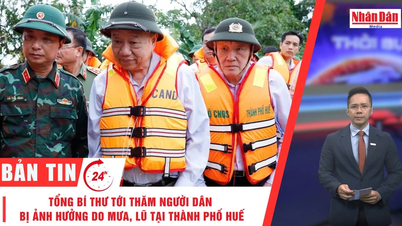 [ویڈیو] 2 نومبر 2025 کو 24 گھنٹے کی خبریں: جنرل سکریٹری نے ہیو شہر میں بارش اور سیلاب سے متاثرہ لوگوں کی عیادت کی