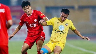 Dinh Viet Tu scored a great goal, The Cong - Viettel left Thanh Hoa stadium with 3 full points