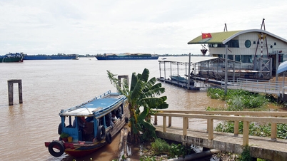 Vinh Xuong - where the Mekong River flows into Vietnam