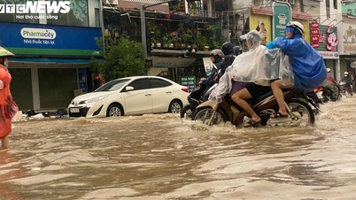 موسلا دھار بارش، دریا کے پانی میں اضافہ، ہیو میں سیلاب