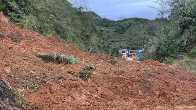 꽝응아이(Quang Ngai): 로소(Lo Xo) 고개 산사태, 교통 차단